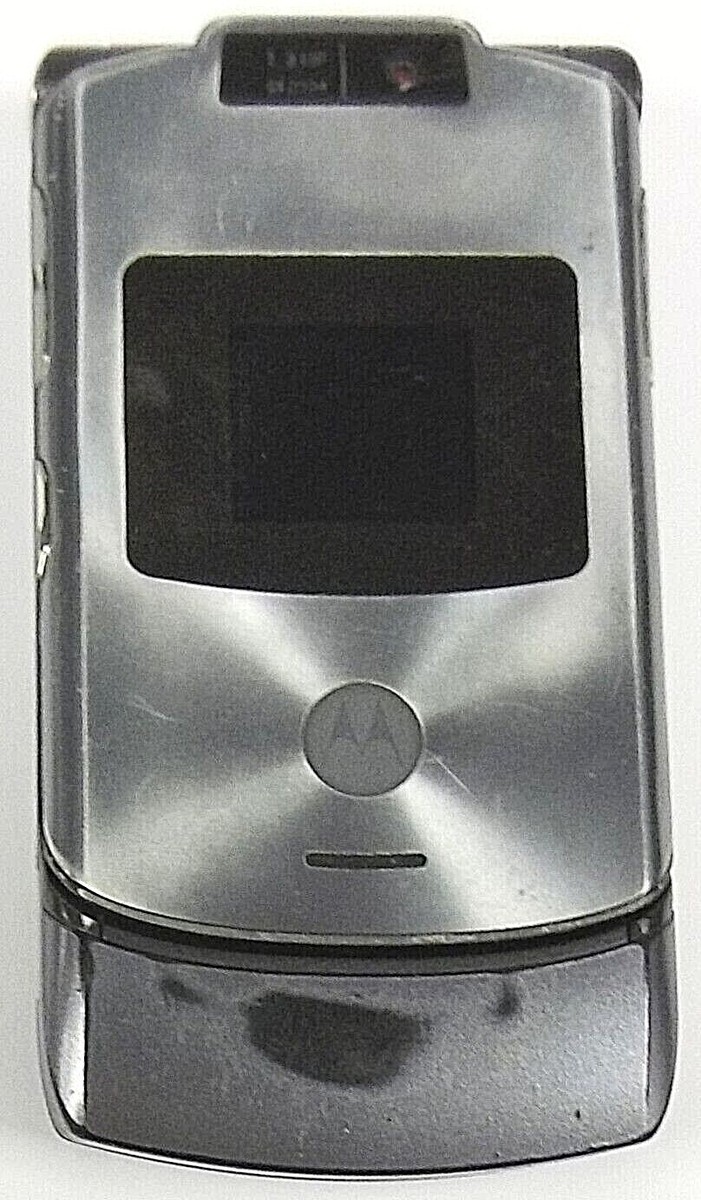 Motorola RAZR V3xx - Dark Platinum / Gray ( AT&T ) Cellular Flip