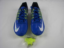 Nike Zoom Celar Sprint Track Sprint Shoes Size 11 Blue with Yellow Sole  S3