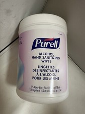 One Purell INDUSTRIES PURELL ALCOHOL HAND SANITIZING WIPES, 175 COUNT
