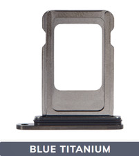iPhone 15 Pro / 15 Pro Max DUAL Sim Card Tray - Blue Titanium