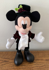 Disney Mickey Mouse Christmas Collection Plush A Christmas Carol Wired 11"