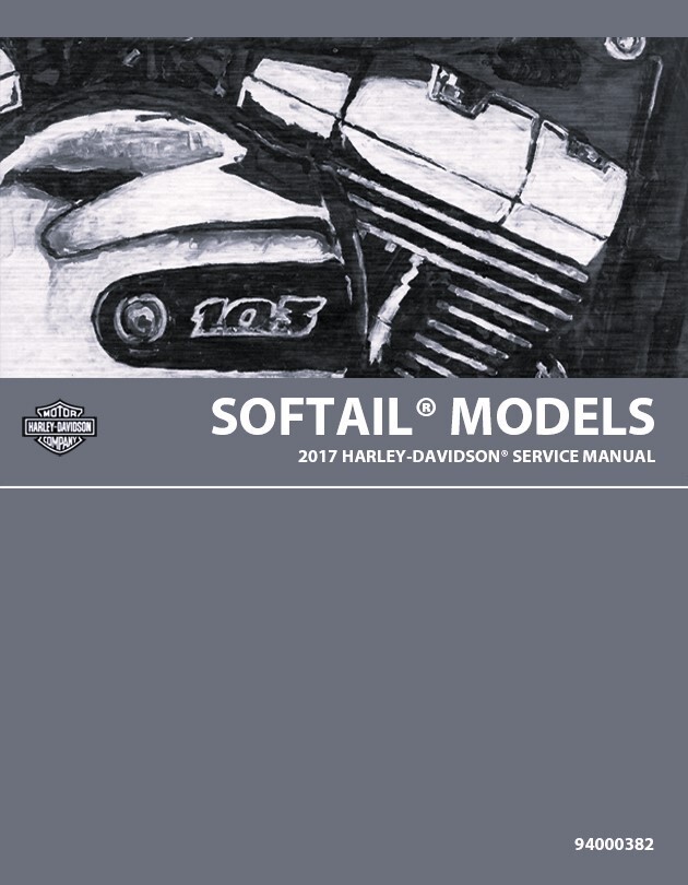 Printed Service Repair Work Shop Manual 2017 Harley Davidson FXSB