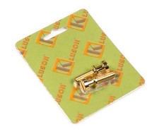 Kluson Metric Stop Tailpiece Studs (2) Steel 0.781 Inch Gold (USA Made)
