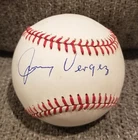 Johnny Vergez Signed Autographed National League Baseball Giants Phillies JSA