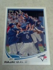 RAJAI DAVIS 2013 TOPPS BASEBALL CARD # 311 A0490