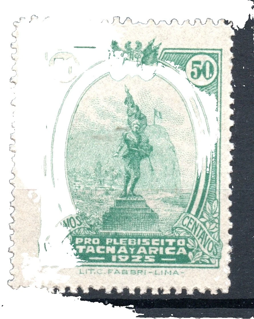 En excelente estado abisagrado Sellos peruano Multi-color