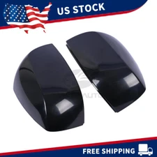 1 Pair Black Mirror Upper Cover Cap For 2013-2014 XV Crosstrek 2012-2015 Impreza