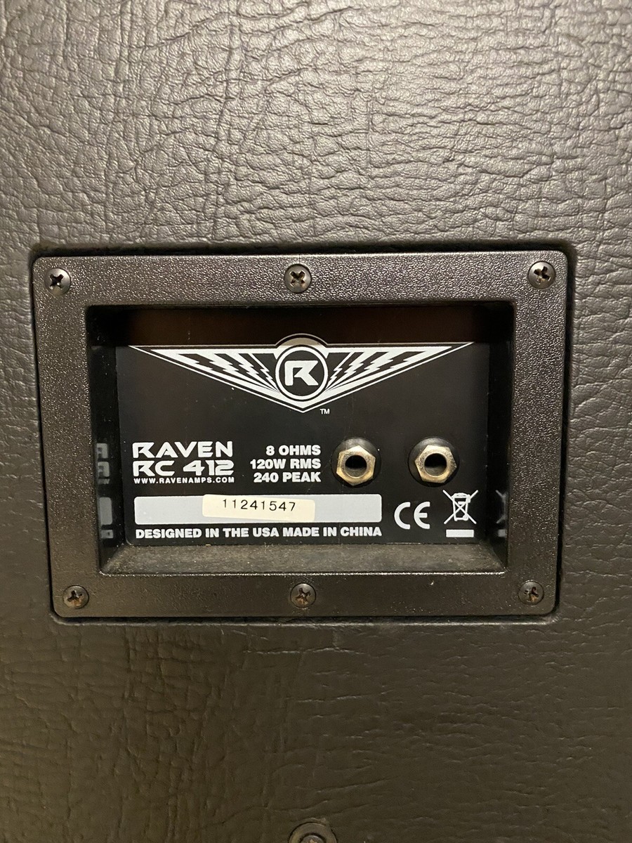 Raven RC 412 4x12 Slanted Guitar Cabinet | eBay
