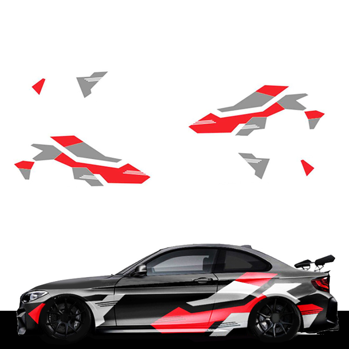 Waterproof Car Body Sticker Auto Vinyl Side Decal Decoration