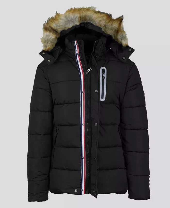 Spire by galaxy men's puffer best sale jacket