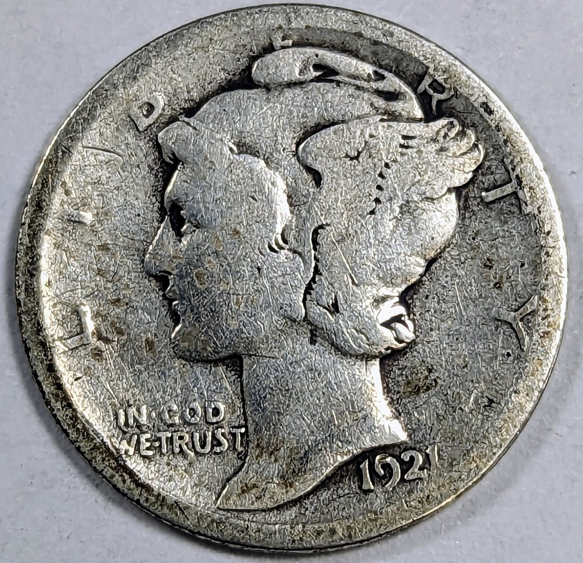 1921 D Mercury Silver Dime Early Key Date | eBay