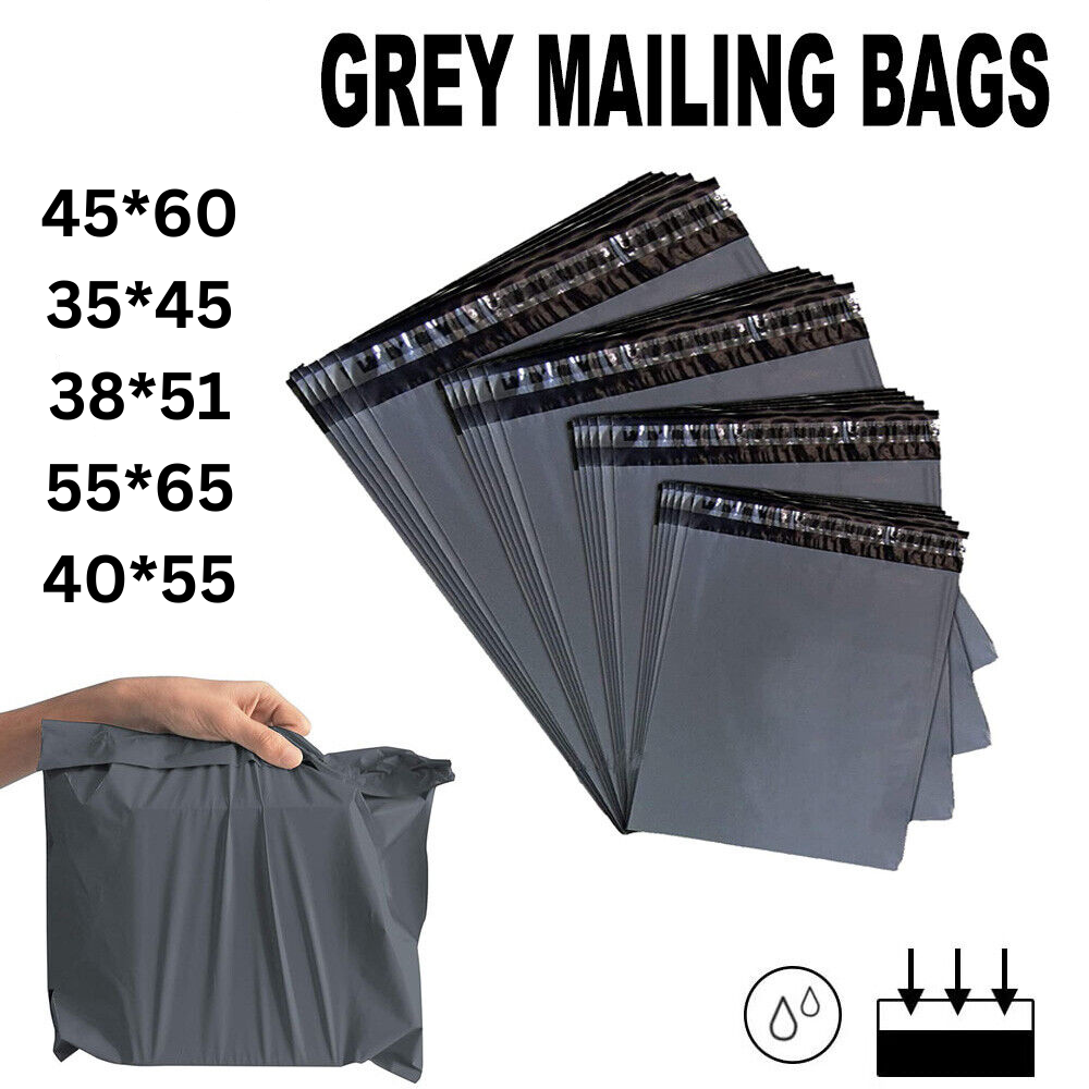 Buste Grigie 9x12 Pollici Buste Postali Autosigillanti Grigie 9x12 Pollici - Resistente, Formato A4, Per Spedizioni E Imballaggio Auto Postale - Foto 2