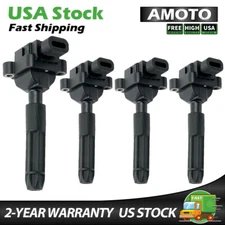 4X Ignition Coils For Mercedes-Benz R170 CL203 C230 SLK230 01-04 L4 2.3L UF536