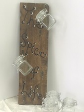 spice rack with jars