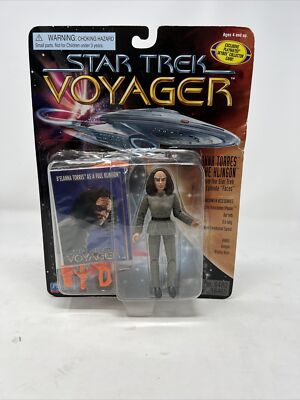 1996 Playmates Toys Star Trek Voyager:  B'Elanna Torres as a Full Klingon NIP