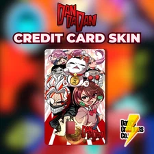 Dandadan Custom Credit Card Skin Vinyl Sticker (Small Chip) Holographic