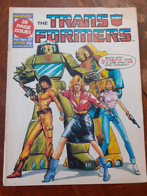 Transformers Marvel UK Ausgabe Nummer 138 7. November 1987