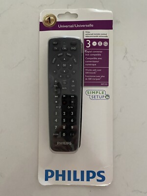 Philips Universal Remote Control #1 Works on over 325device Dig Converter TV DVD