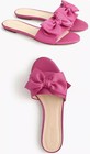 J Crew Satin Bow Slides Pink 10 — photo 1
