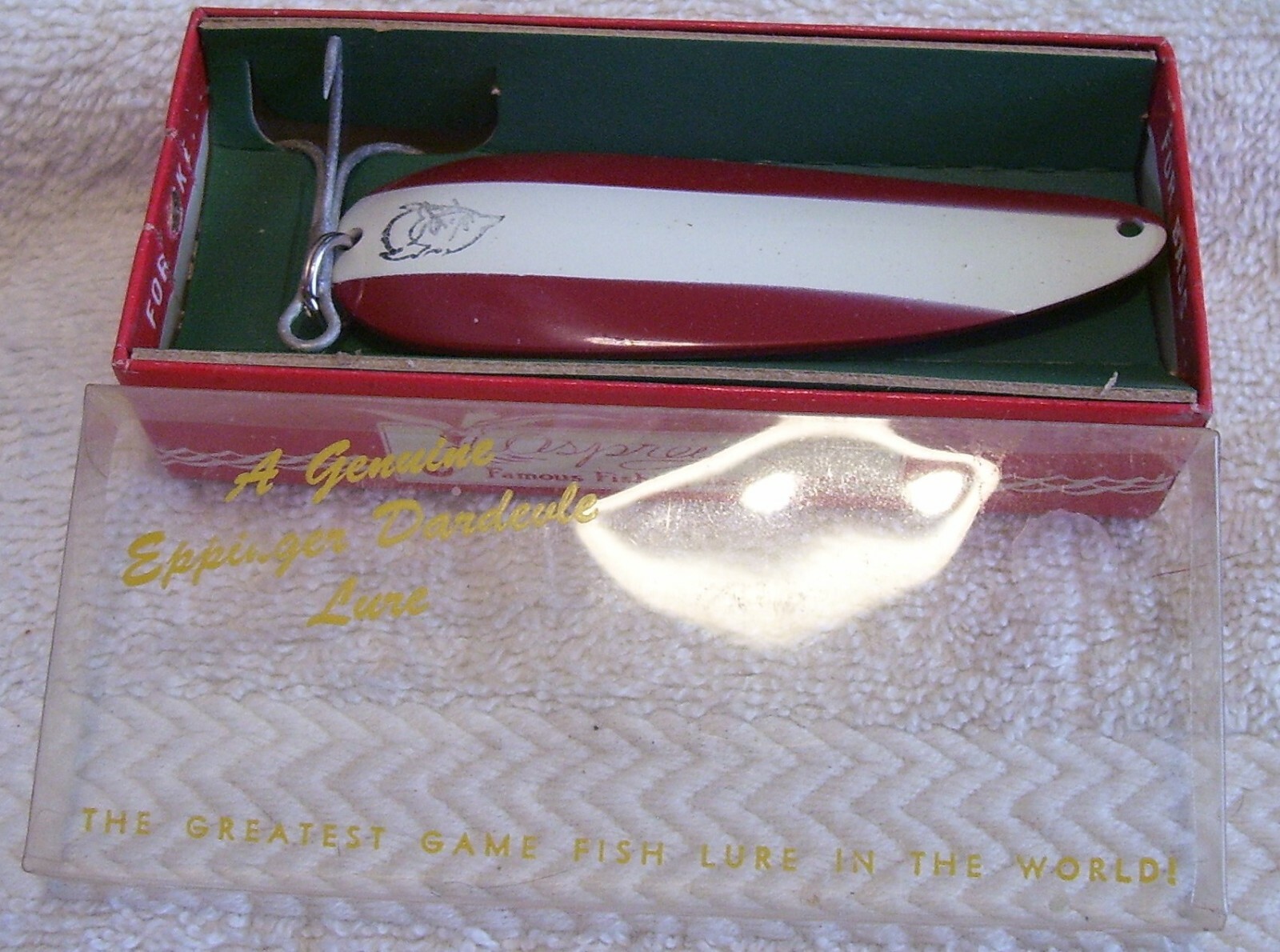 BEAUTIFUL VINTAGE EPPINGER DARDEVLE SPOON LURE 2/25/22 BOX 3.5" eBay