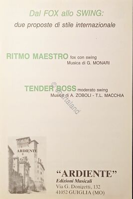 Sheet Music - From Fox to Swing - Rhythm Master of Monars - Tender Boss of Macchia