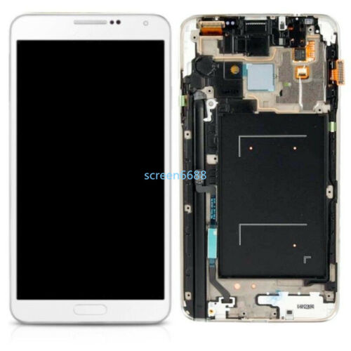 For Samsung Galaxy Note 3 Neo N7505 LCD Display Touch Screen With Frame White - Picture 1 of 2