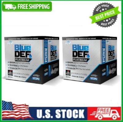 2 Pack BlueDEF PLATINUM Diesel Exhaust Fluid 2.5 Gal Box for Diesel Vehicles