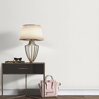 Vliestapete Linien Struktur Einfarbig Weiß Creme Metallic 10437-01 (3,28€/1Qm)