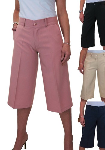 Ladies Smart Soft Culottes 3/4 Calf 