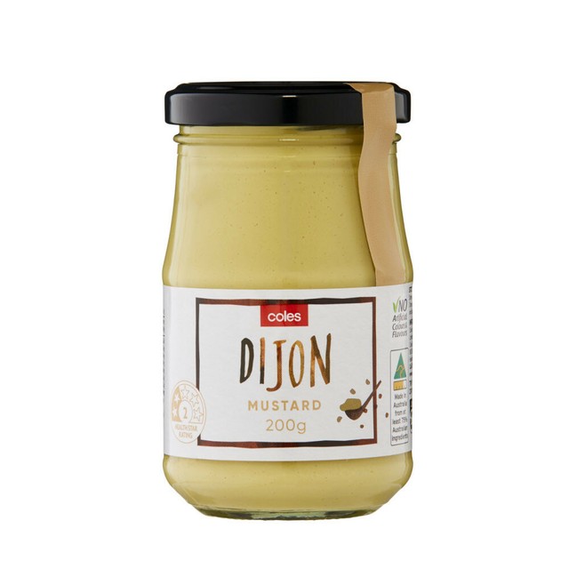 Coles Dijon Mustard Smooth And Mild 200g for sale online eBay