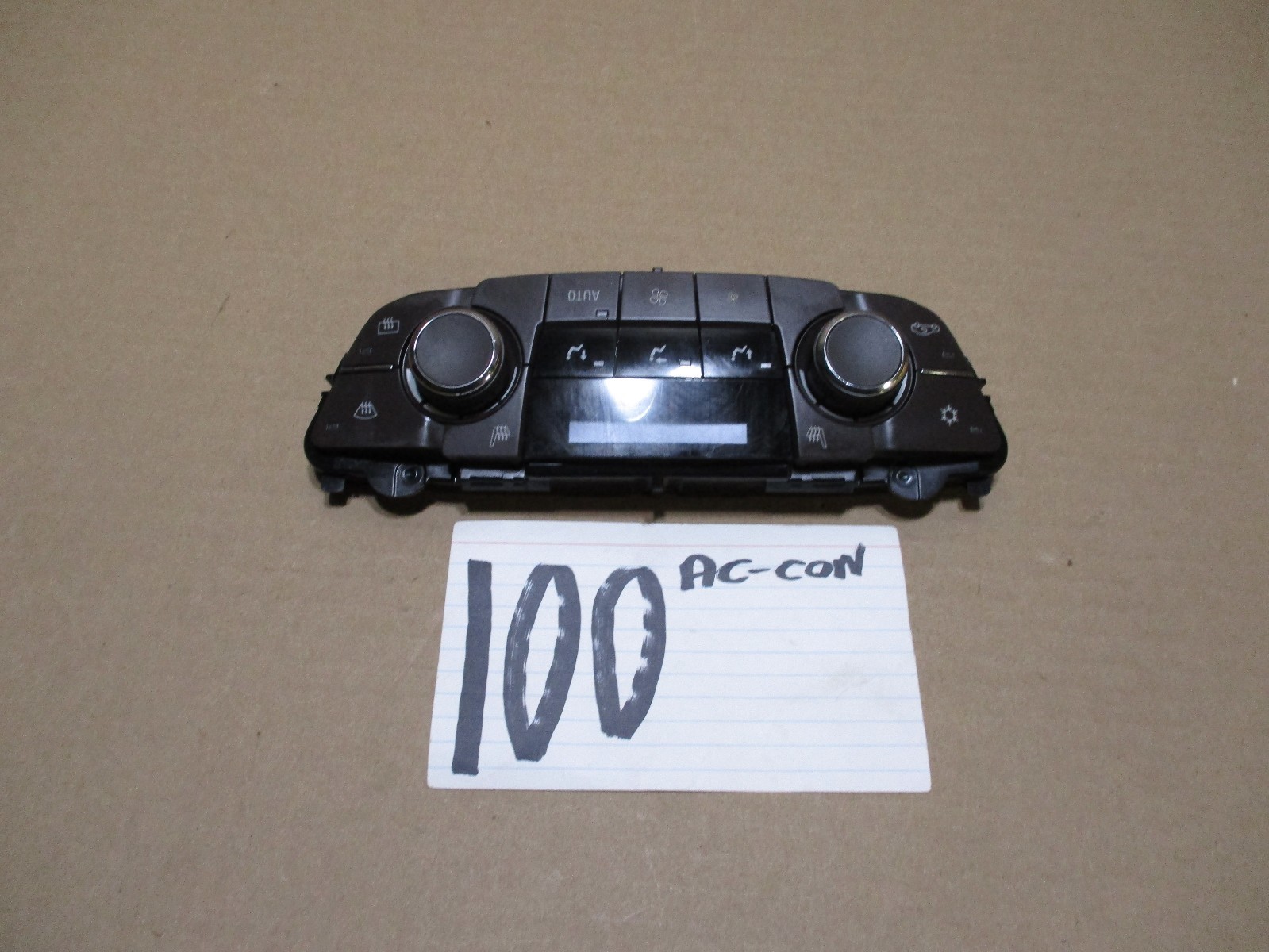 2011 2012 2013 Buick Regal AC and Heater Control Used Stock #100-AC 