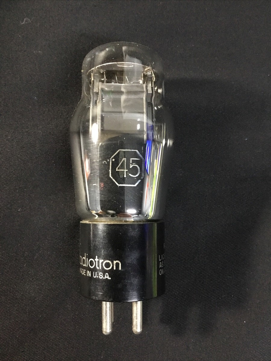 RCA Radiotron # 45 Vintage Amplifier Radio Vacuum Tube RCA Radiotron # 45 Vintage Amplifier Radio Vacuum Tube