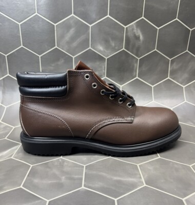 レッドウィング USA* Red Wing Leather SuperSole Steel Toe Safety Boots Mens 11.5