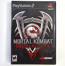 Mortal Kombat: Deadly Alliance Sony PlayStation 2, 2002 Game and Case - Tested