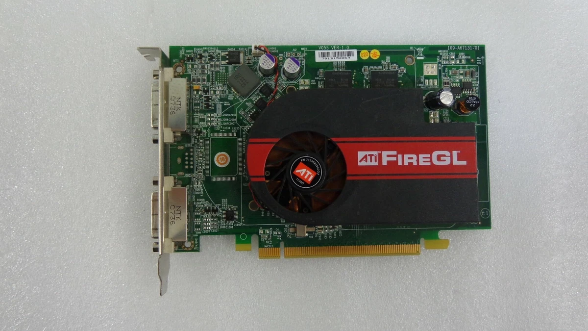 Carte Graphique ATI FireGL V3350 PCI Express 256 Mo Avec Sortie DVI