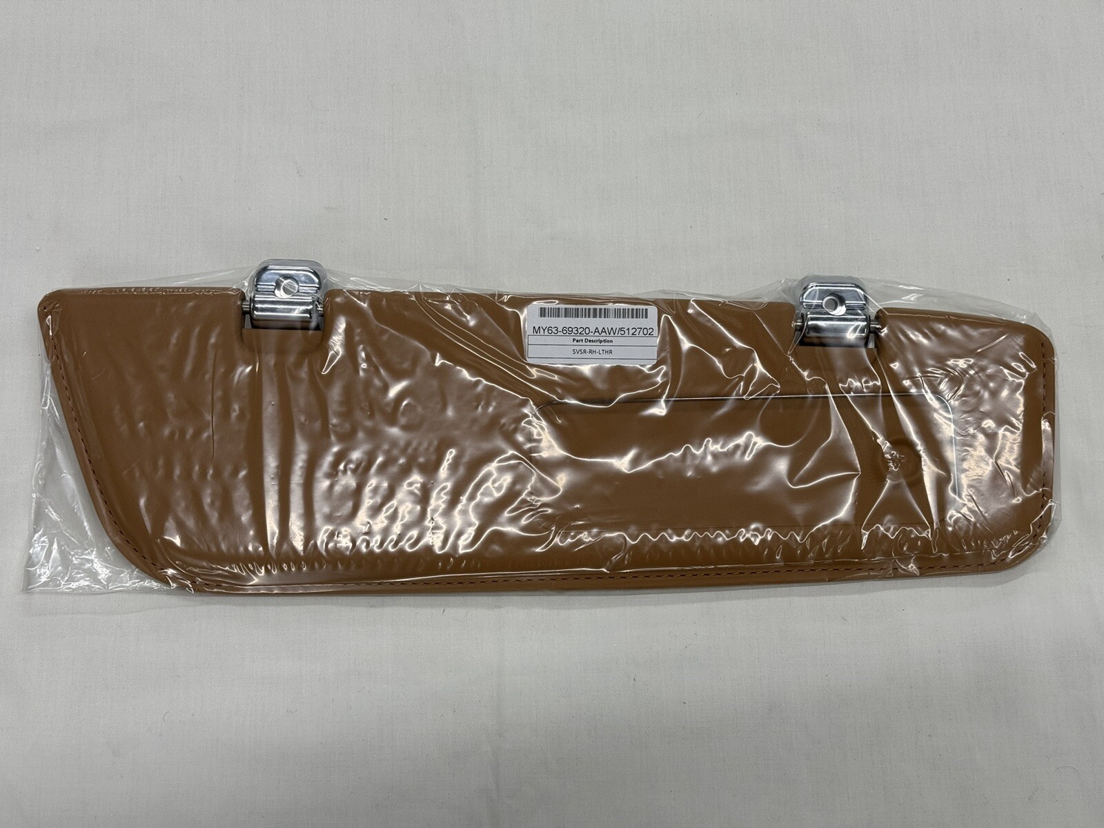 Aston Martin DB11 Passenger Vanity Mirror Brown/Tan Leather OEM # MY63-69320-ABW