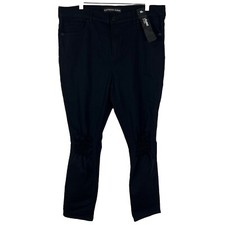 New Express Jeans Women's Size 16S Legging High Rise Precision Fit Distressed