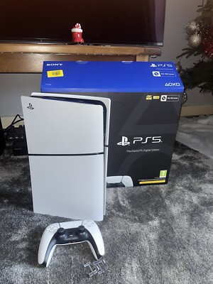 Sony PS5 Digital Edition Spielekonsole - Weiß