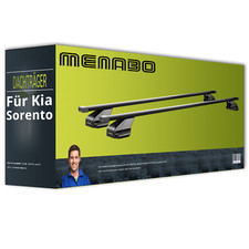 Menabo Omega Black - Dachträger - Stahl - für Kia Sorento III Typ UM NEU
