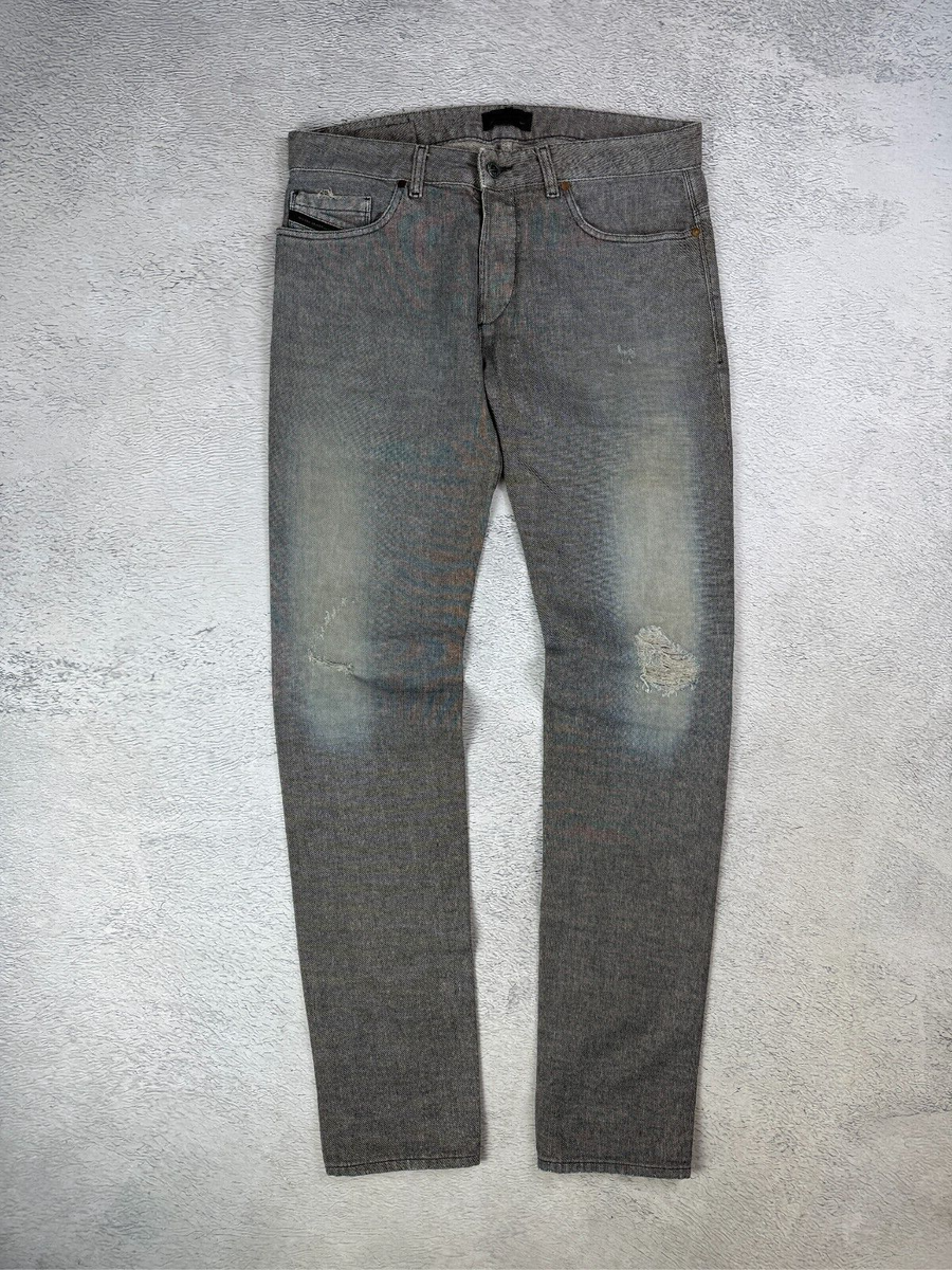Diesel Black Gold Jeans Superbia Distressed Denim Ripped