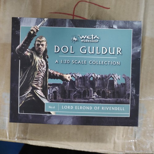 Weta The Hobbit LORD ELROND OF RIVENDELL 130 Scale Mini Statue Model