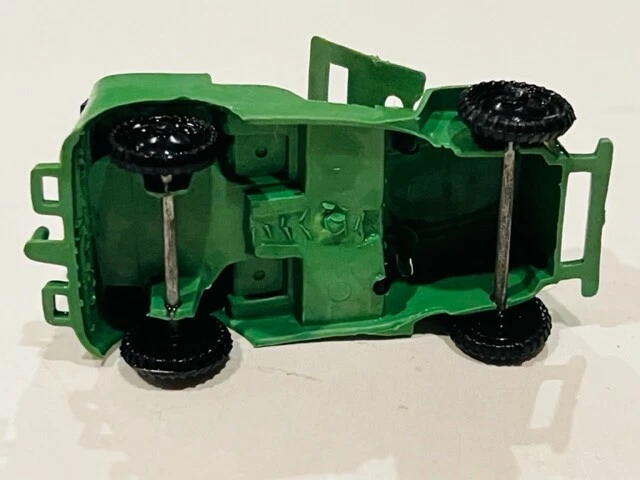 Ejército Hombres Juguete Soldados Plástico Figuras Militares Lote De Colección Marx Jeep con Parabrisas Foto 4 de 4