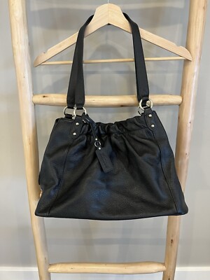 Kattee Genuine Leather Purses and Handbags for Women Soft Hobo Shoulder Black 