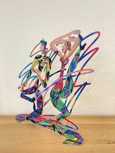 David Gerstein Art Rockers Metal Modern Art Skulptur - Bild 8 von 9