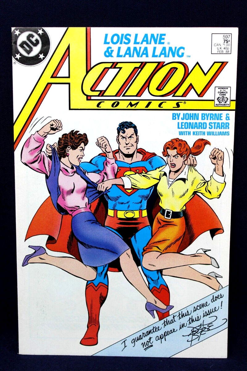 Action Comics #597 Superman Lois Lane & Lana Lang Visitor 1988 DC