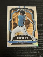 2023 Panini Prizm Baseball #PG10 Jacob Berry Pot Of Gold Silver Insert SP