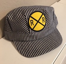 Engineer/Conductor Cap/Hat-RR CROSSING -adjustable -Adult or Child-NEW 22254