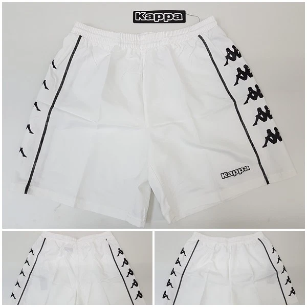 Kappa Herren Short Hose Pant Training Sport Fitness Fußball Tropea weiss M XL E