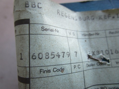 Ford Escort MK3 2-türer Dekorstreifen Zierstreifen B-Säule links Orig. NEU - Picture 5 of 5