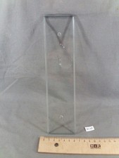 1 plaque de propreté en verre transparent biseauté 23,8 x 5,8 cm (DL46)